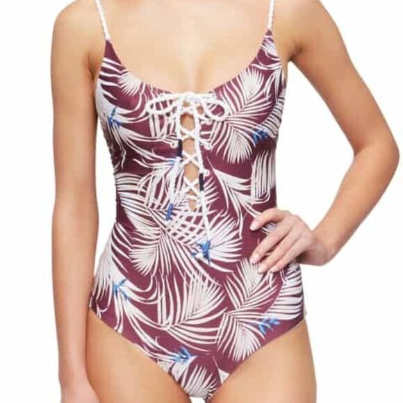 Tavik Swimwear Sexy Tropical One Piece Sz Small